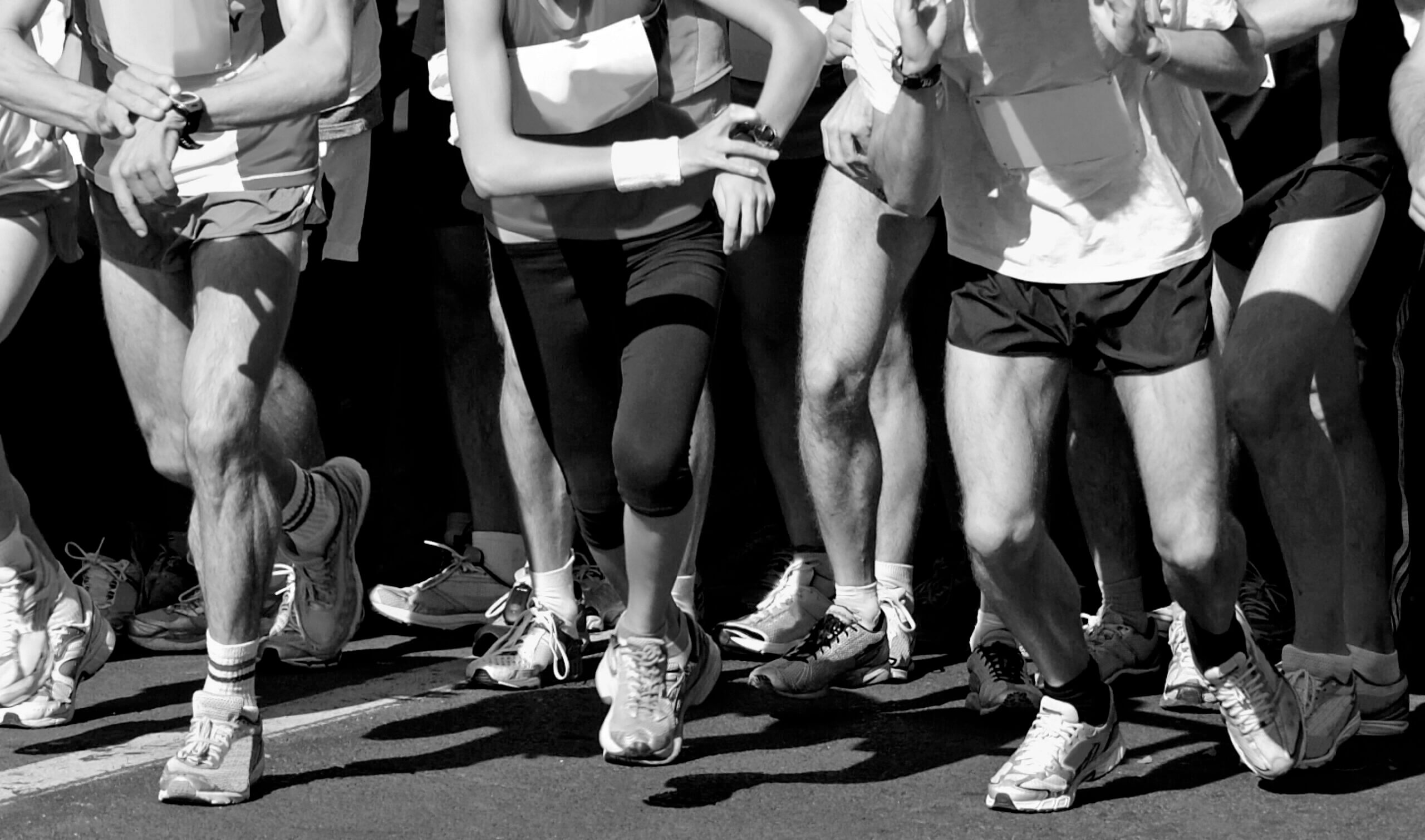 Runners in a marathon